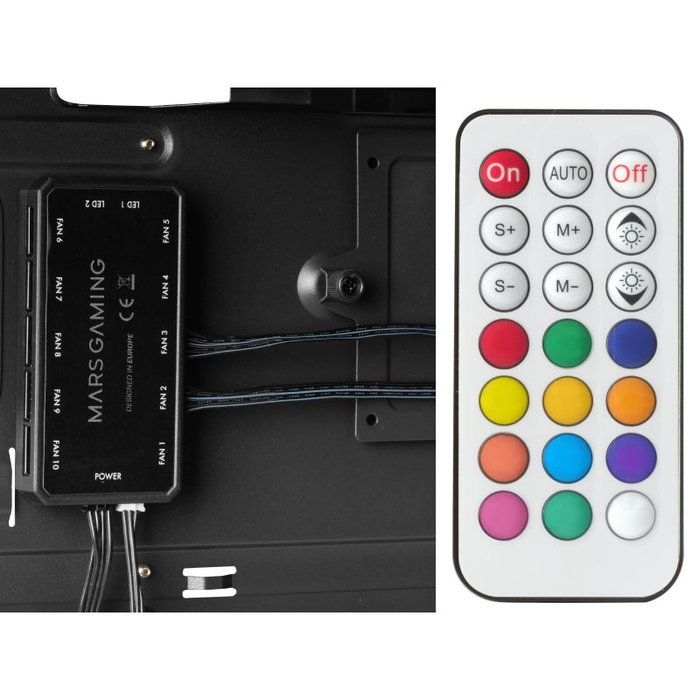 Mars Gaming MC-KX Caja Torre E-ATX Negro